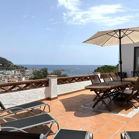 别墅 Lets Holidays Beautiful House Sea Views 滨海托萨