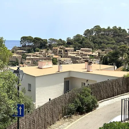 别墅 Lets Holidays Beautiful House Sea Views 滨海托萨
